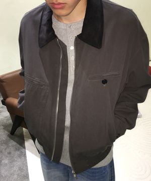 루프 포켓 워크 재킷_그라파이트