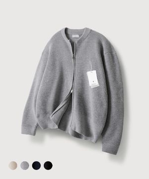 웨이브 투웨이 니트집업_4Color