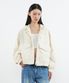 (우먼) 유틸리티 2-WAY 크롭 자켓_클라우드 크림