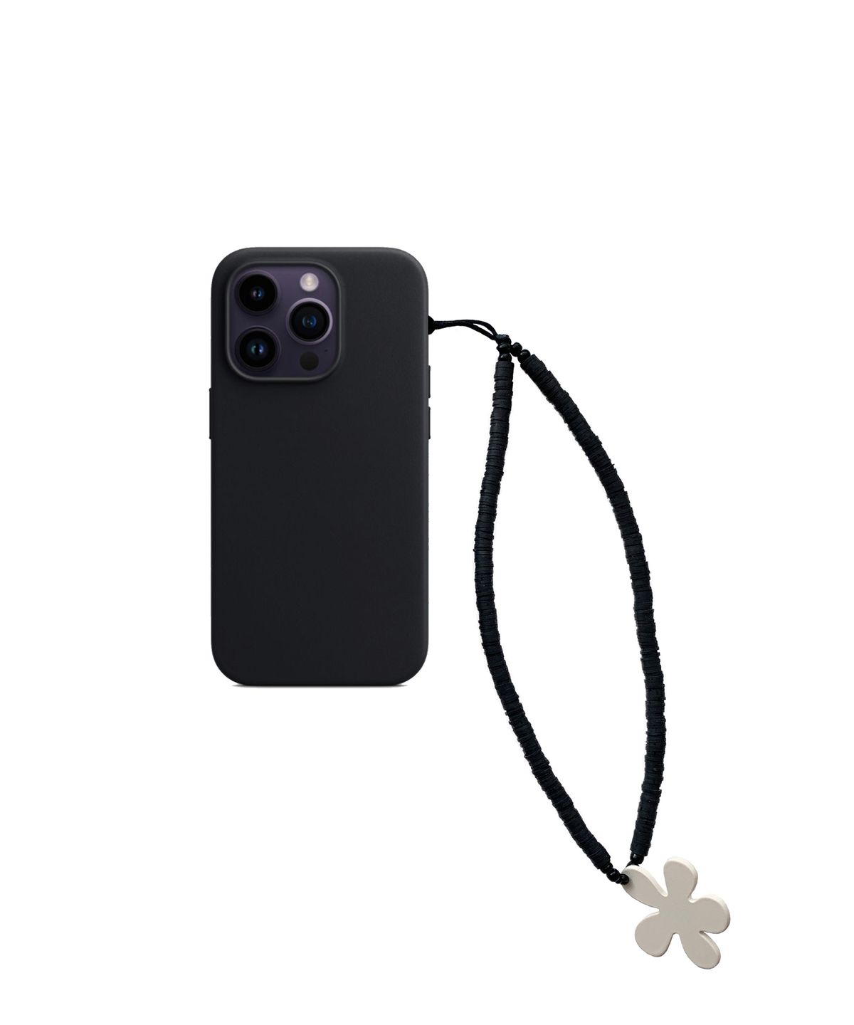 바이스 어치브 유쓰(BICE ACHIEVE YOUTH) BAY DAISY PHONE STRAP BLACK