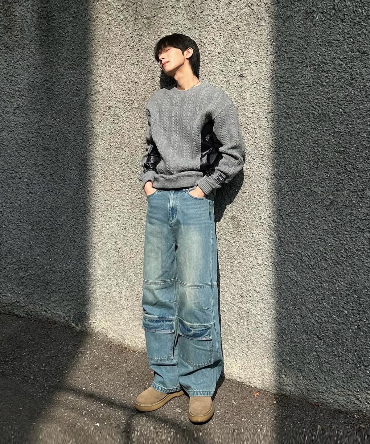 아워데이즈(OURDAYZ) 빈티지 프론트 포켓 카고 데님 팬츠 [VINTAGE BLUE]