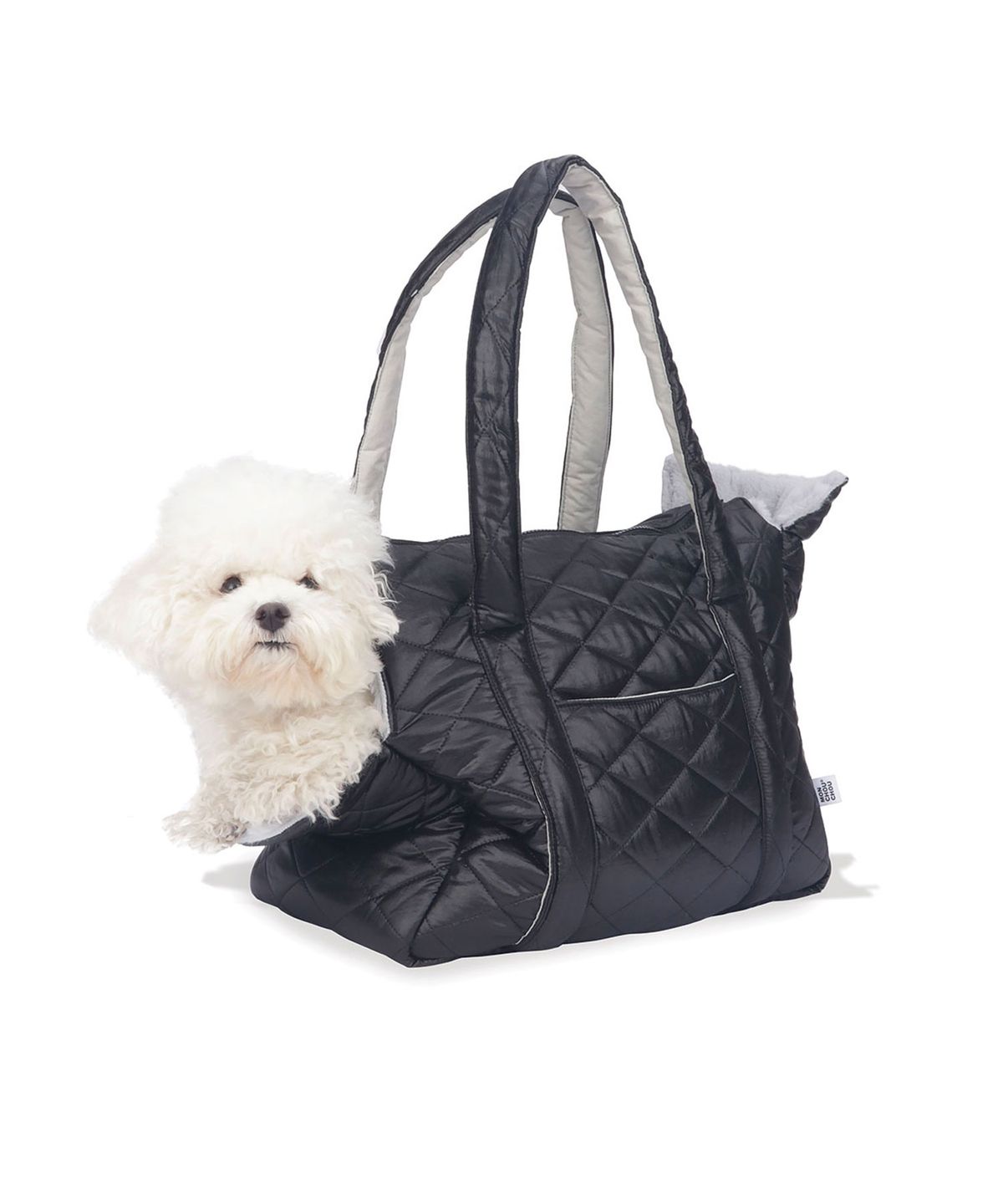 몽슈슈(MONCHOUCHOU) Double Fur Pound Bag Black