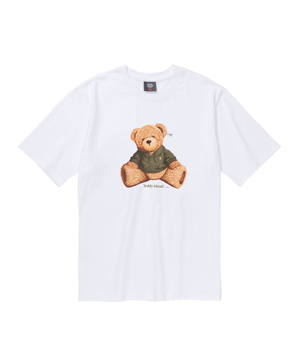 테디아일랜드(TEDDYISLAND) 리얼 테디 반팔 화이트