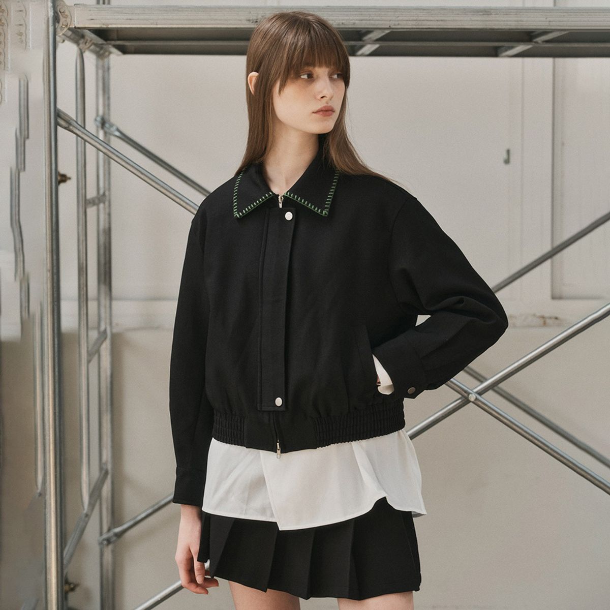 에이앤레이(AEIREI) AR_Green line casual jacket