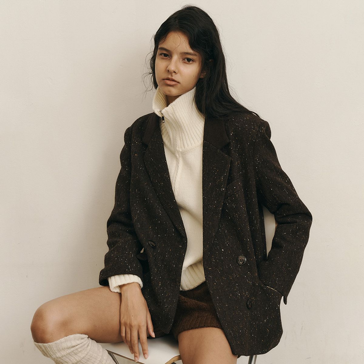 에이앤레이(AEIREI) AR_Vintage tweed woolen jacket