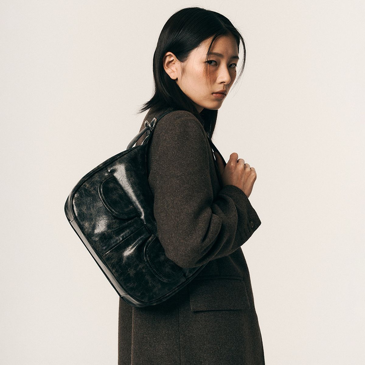 에이앤레이(AEIREI) AR_Double pocket biker tote bag