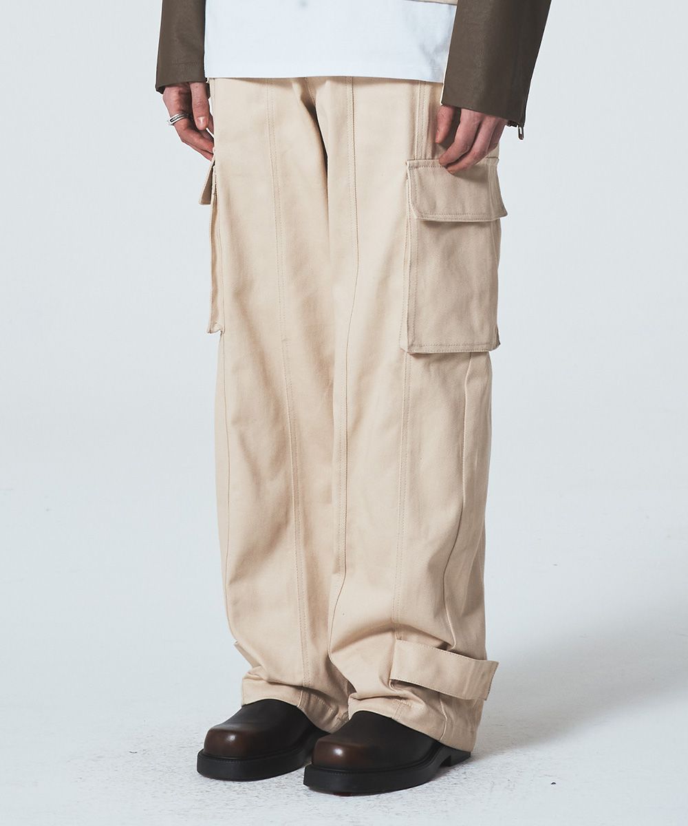 【MAISON MINED】24SS★ DISTRICT UTILITY PANTS 메종미네드 LAST PIECE - DISTRICT UTILITY PANTS BEIGE