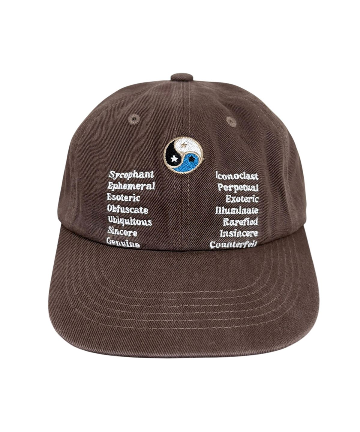 패슬(FASTLE) Yin Yang Washed Cap Brown