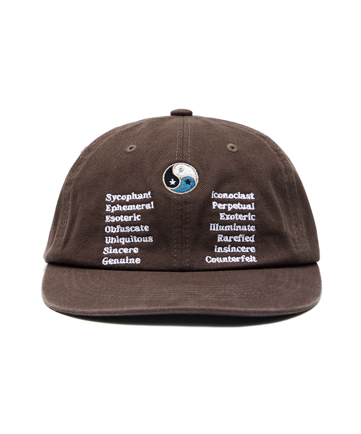 패슬(FASTLE) Yin Yang Washed Cap Brown