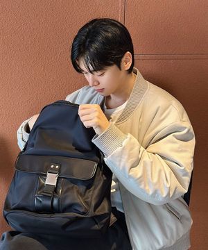 BUCKLE STRAP HOBO BACKPACK