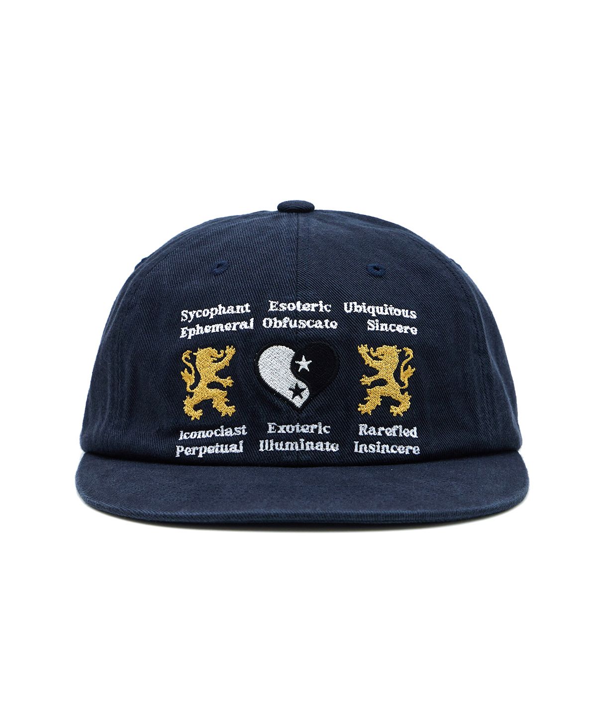 패슬(FASTLE) Lion Heart Washed Cap Dark Navy