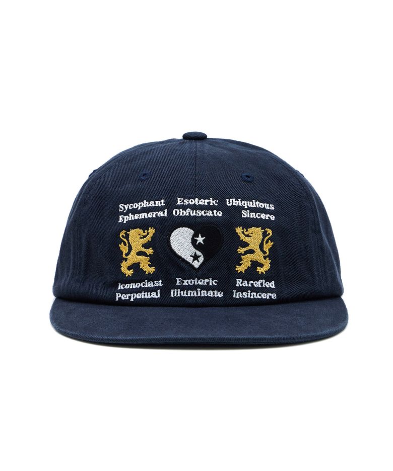 Lion Heart Washed Cap Dark Navy