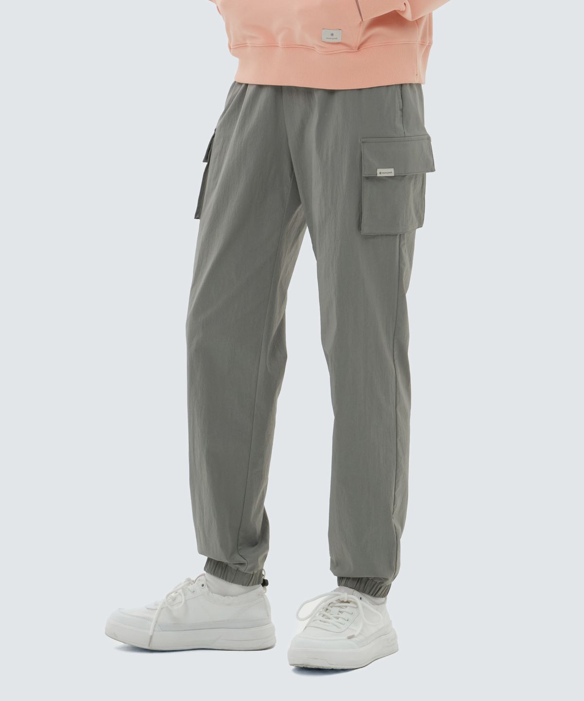 스노우피크 어패럴(SNOWPEAK APPAREL) 루트 여성 카고 조거 팬츠 Light Khaki (S24MWRPT61)