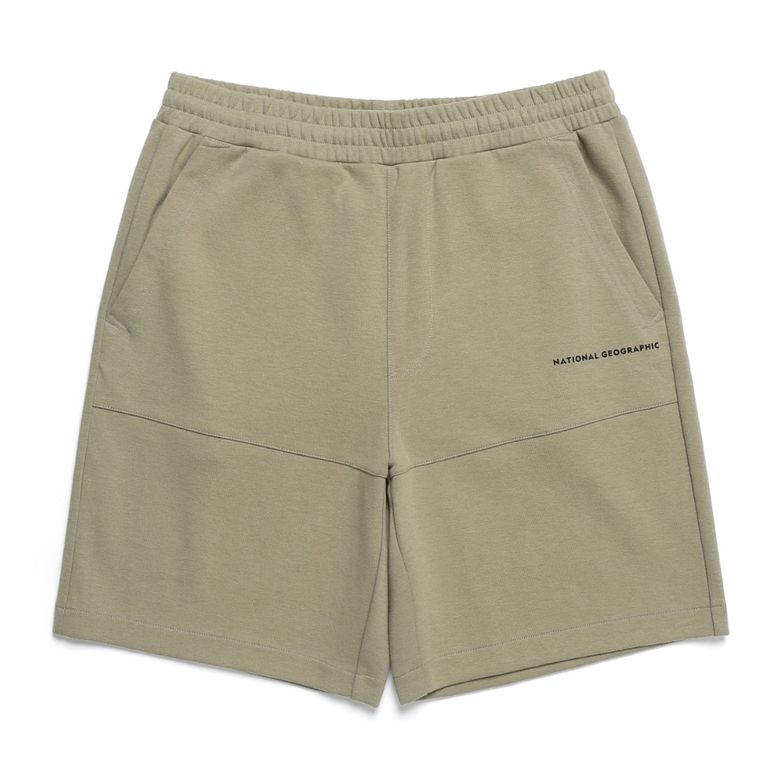 N242UHP905 세미오버핏 컴포터블 하프 팬츠 LICHEN KHAKI