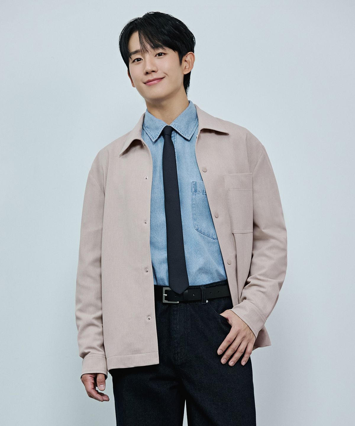 마인드브릿지(MINDBRIDGE) 트윌조직셔켓 - 2color