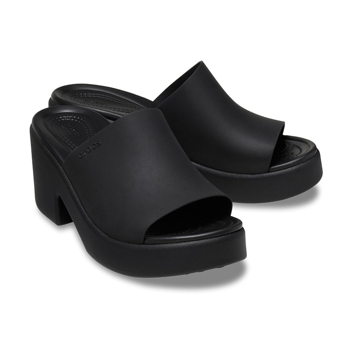 크록스(CROCS) 여성 BROOKLYN SLIDE HEEL BKB (24SWSD209408)