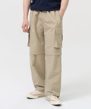 디비전 와이드 카고 팬츠 (GREIGE)