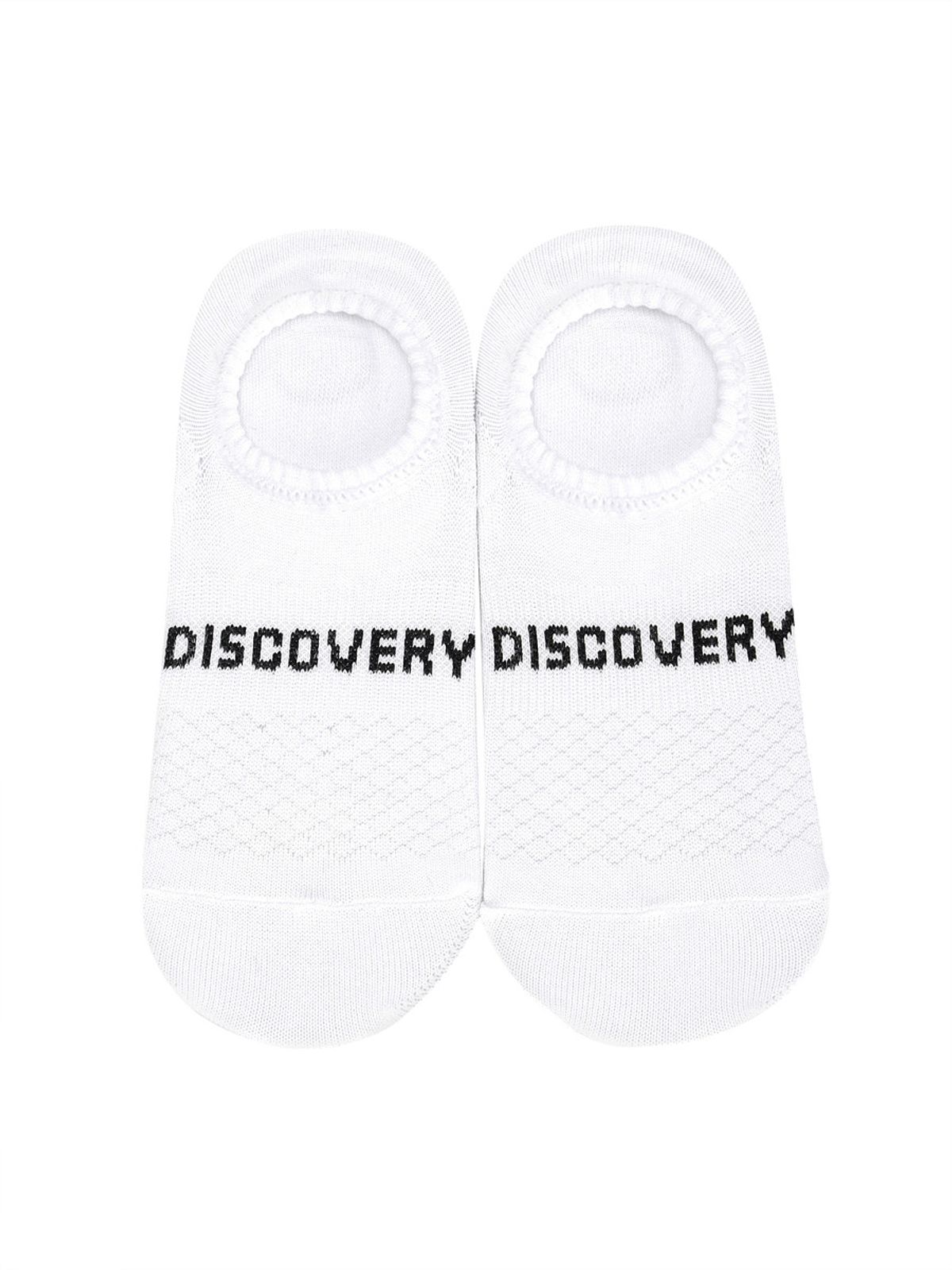 디스커버리 익스페디션(DISCOVERY EXPEDITION) 로고자카드 페이크삭스 (WHITE)