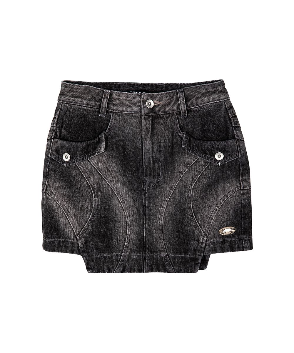 【GRAILZ】LUNAR KNIT BIKER SKIRT [BLACK] MUSINSA | GRAILZ SPRAY BIKER SKIRT [BLACK]