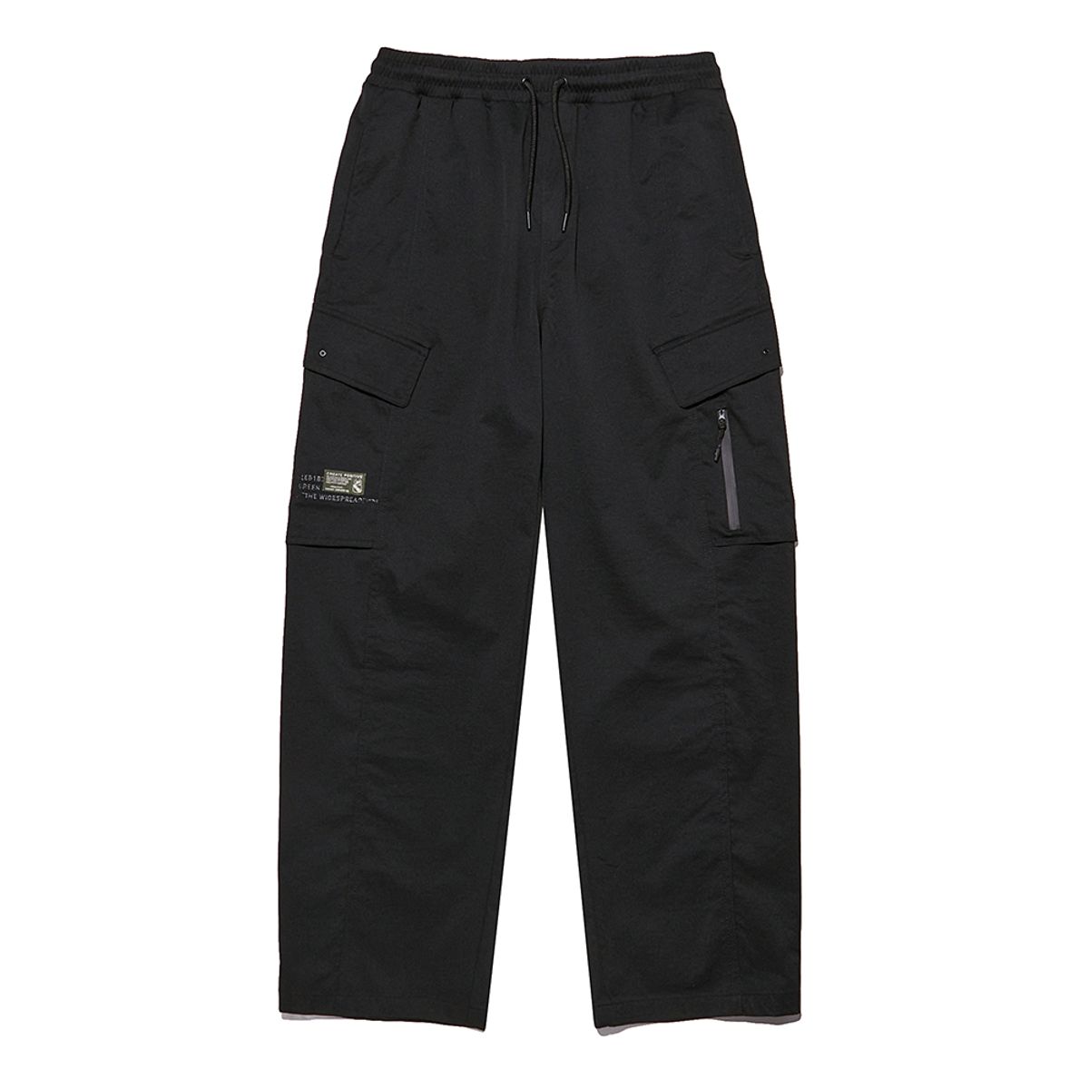 인터크루(INTERCREW) [24SS] 지퍼포인트 벌룬핏 팬츠 블랙 ITY1PL04ABK