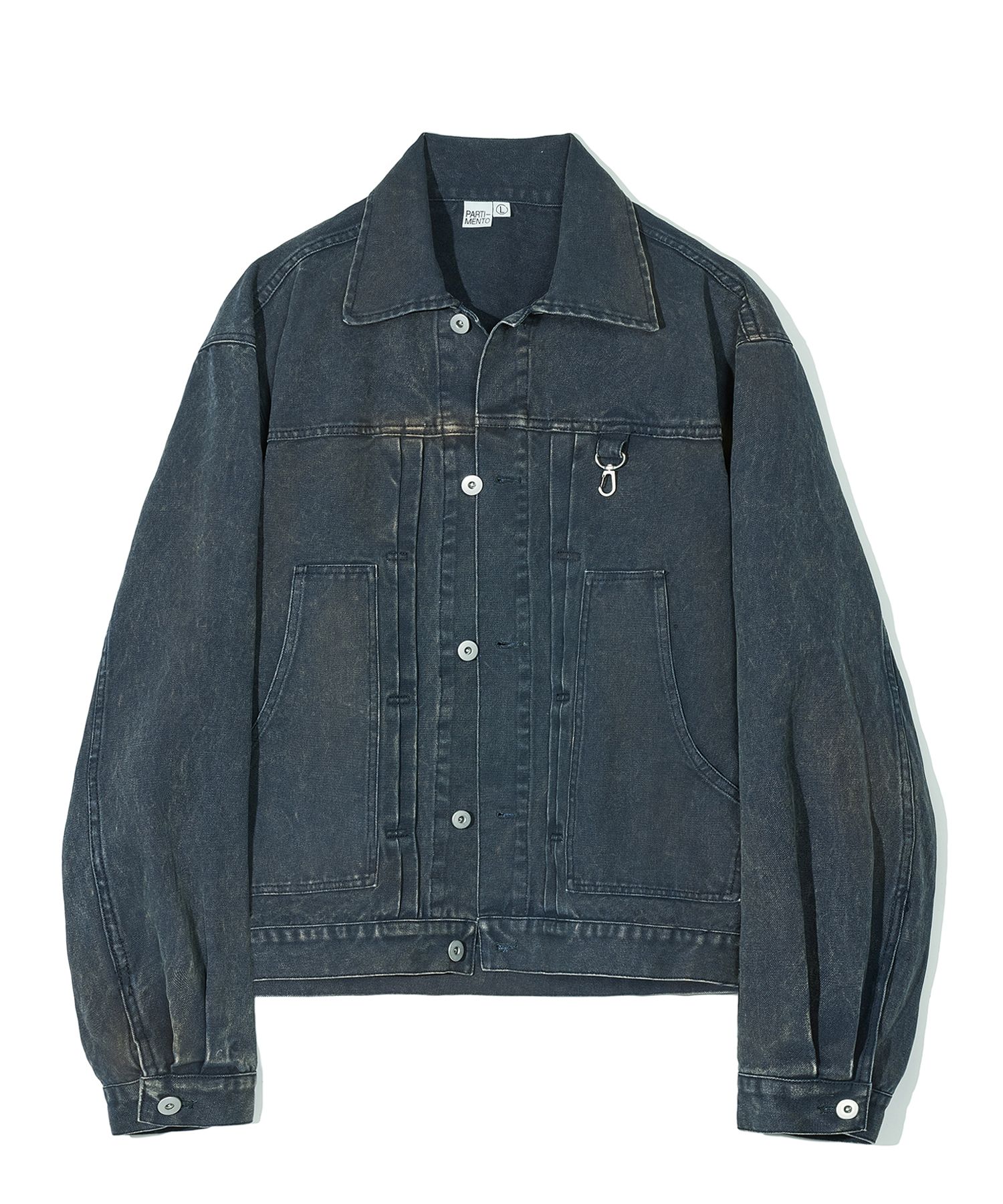 MUSINSA | PARTIMENTO VTG washed carpenter jacket navy