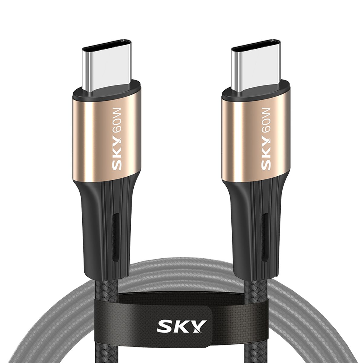 스카이(SKY) 60W PD C to C타입 고강도 패브릭 초고속 충전 케이블