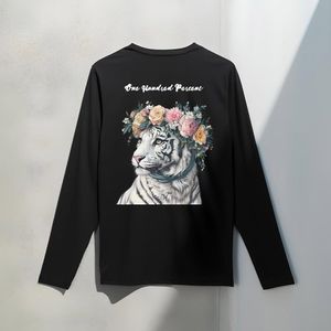 OHP X HARMONIA b꽃왕관 베이직 긴팔티셔츠