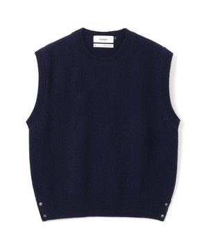 쉐기독 울 100% 라운드 베스트 NAVY