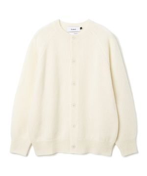 쉐기독 울 100% 라운드 가디건 IVORY