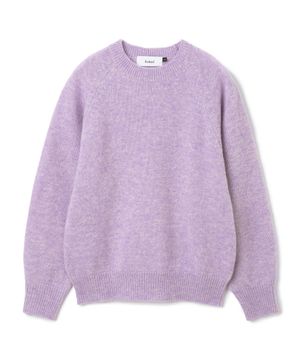 쉐기독 울 100% 라운드 니트 LAVENDER