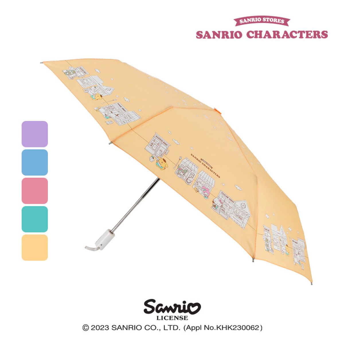 산리오 캐릭터즈(SANRIO CHARACTERS) 산리오캐릭터즈 55 스토어 안전한 완전자동우산 MUHKU70063