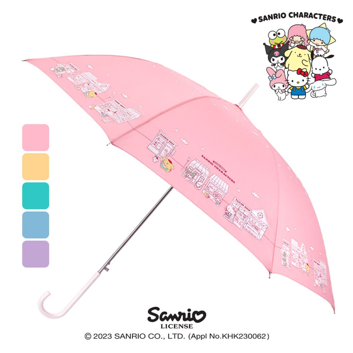 산리오 캐릭터즈(SANRIO CHARACTERS) 산리오 캐릭터즈 60 스토어 장우산 MUHKU10063