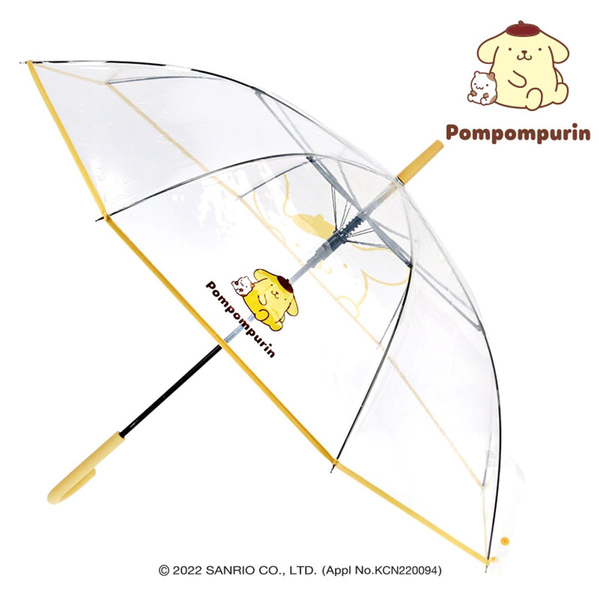 산리오 캐릭터즈(SANRIO CHARACTERS) 폼폼푸린 60 빅빼꼼 POE 장우산 LUHKU80029