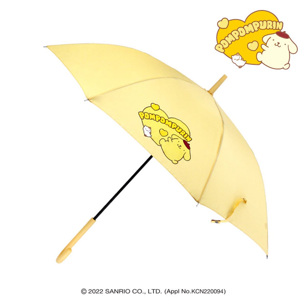 산리오 캐릭터즈(SANRIO CHARACTERS) 폼폼푸린 60 하트 장우산 LUHKU10037