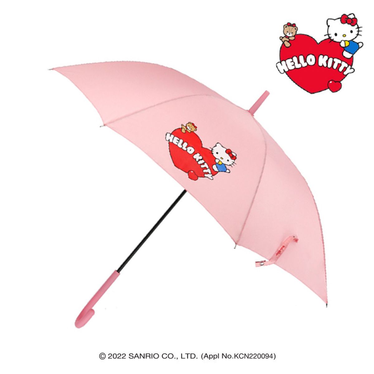 산리오 캐릭터즈(SANRIO CHARACTERS) 헬로키티 60 하트 장우산 LUHKU10033