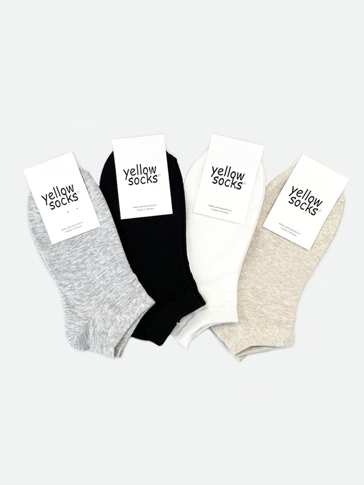 옐로우삭스(YELLOWSOCKS) [3팩] 앵클 삭스 베이직