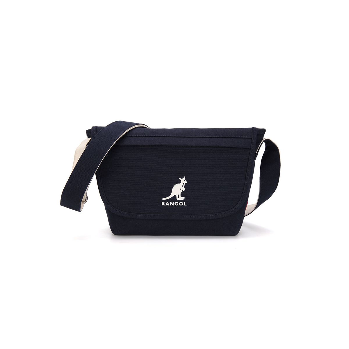 캉골(KANGOL) 주드 캔버스 플랩 크로스백 3295 네이비