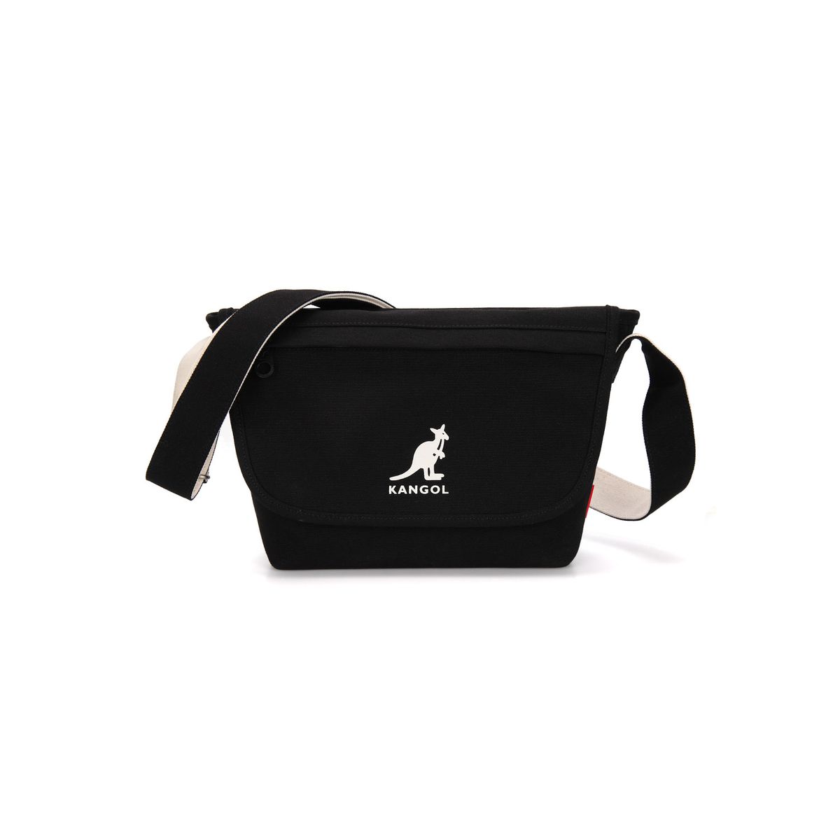 캉골(KANGOL) 주드 캔버스 플랩 크로스백 3295 블랙