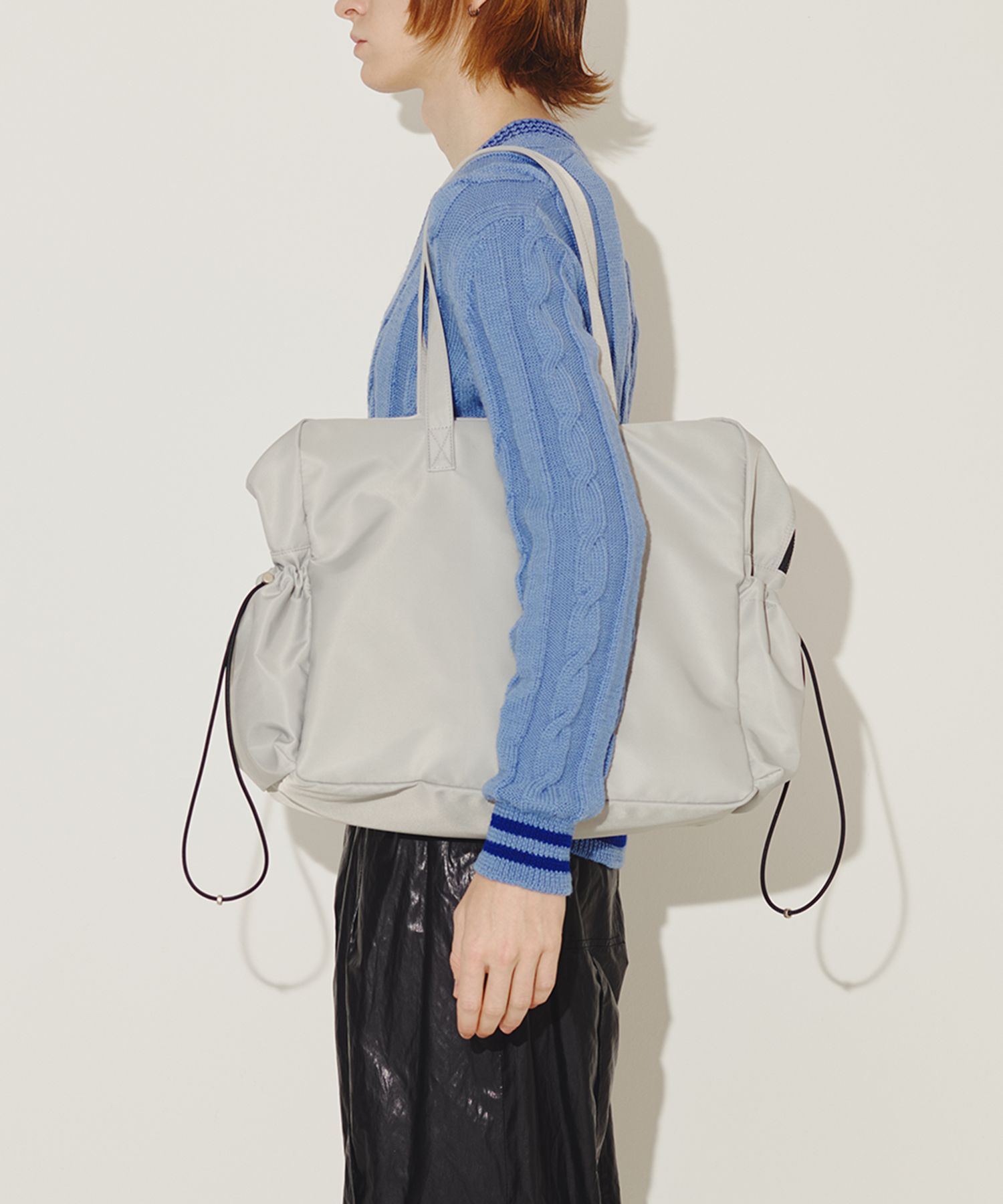 ショルダーバッグ・ポシェット HAHARCHIVE Hybrid tote shoulder bag silver Hybrid Tote Shoulder Bag - Silver | HAH ARCHIVE | Wolf & Badger