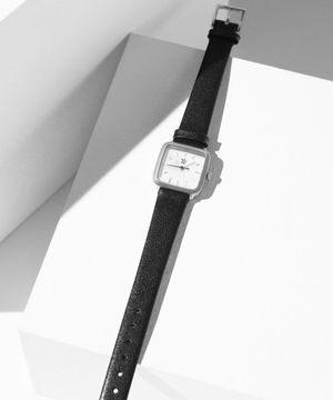 여성 가죽시계 MS246-22 WH/BK