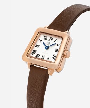 여성 가죽시계 MS246-23 RWH/BR