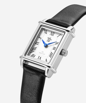 여성 가죽시계 MS246-13 WH/BK