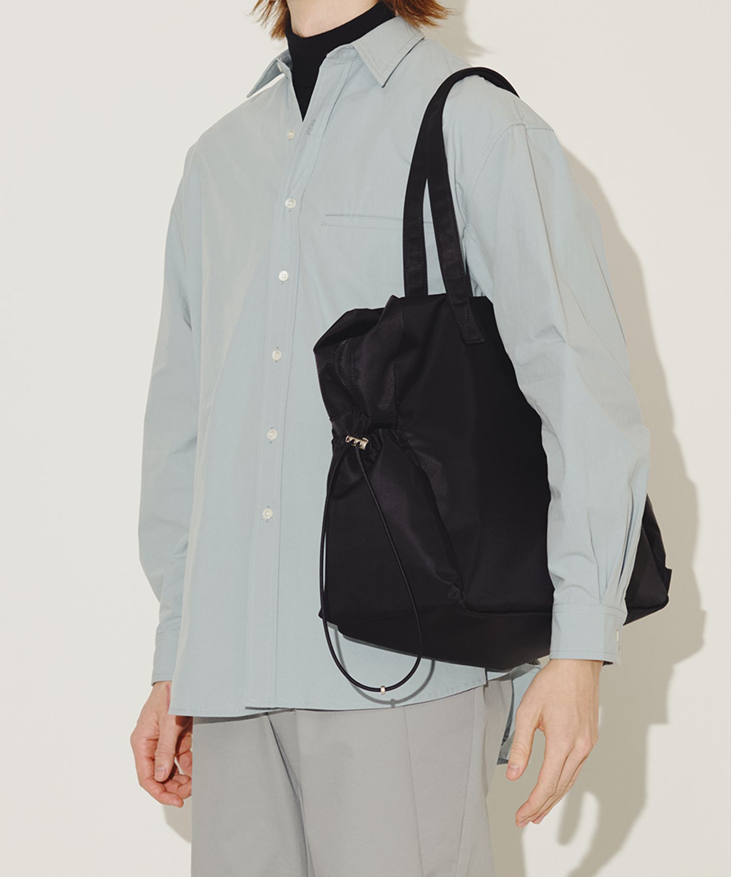 MUSINSA | HAH ARCHIVE Hybrid Tote Shoulder Bag (Black)