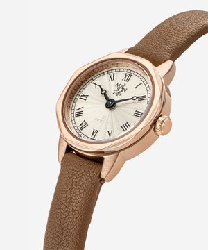 여성 가죽시계 MS246-12 RWH/BR