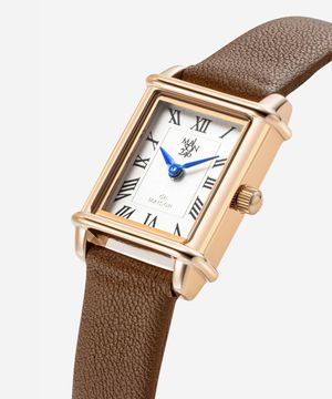 여성 가죽시계 MS246-13 RWH/BR