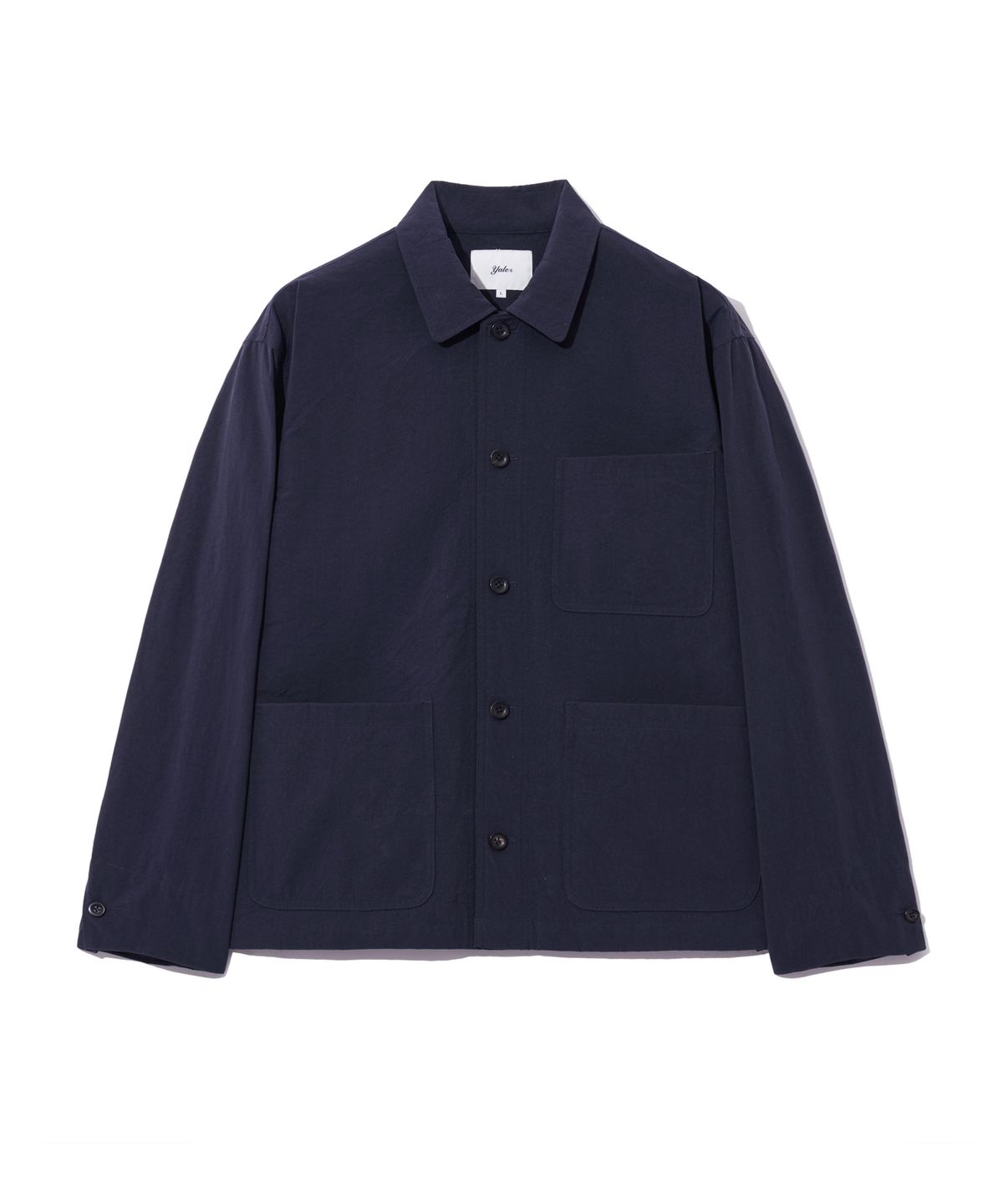 예일(YALE) NYLON OXFORD W/R FRENCH WORK JACKET NAVY