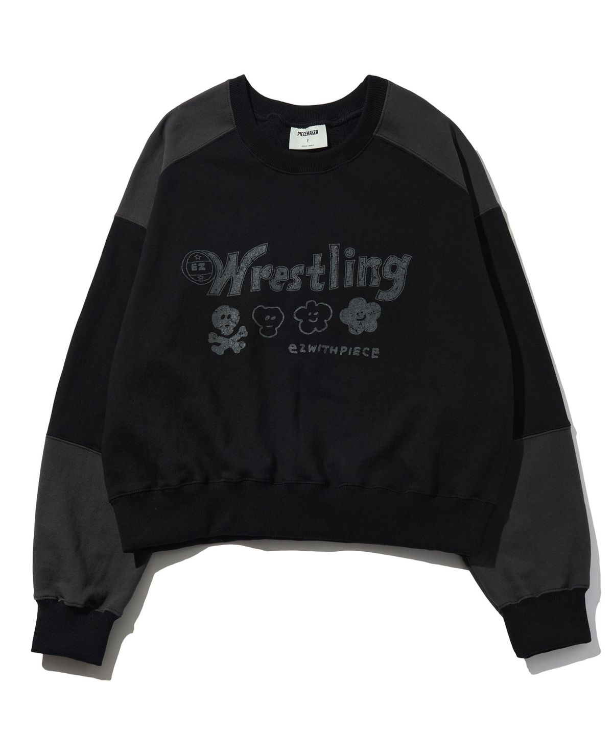 피스메이커(PIECE MAKER) WRESTLING MIX CREW (BLACK)