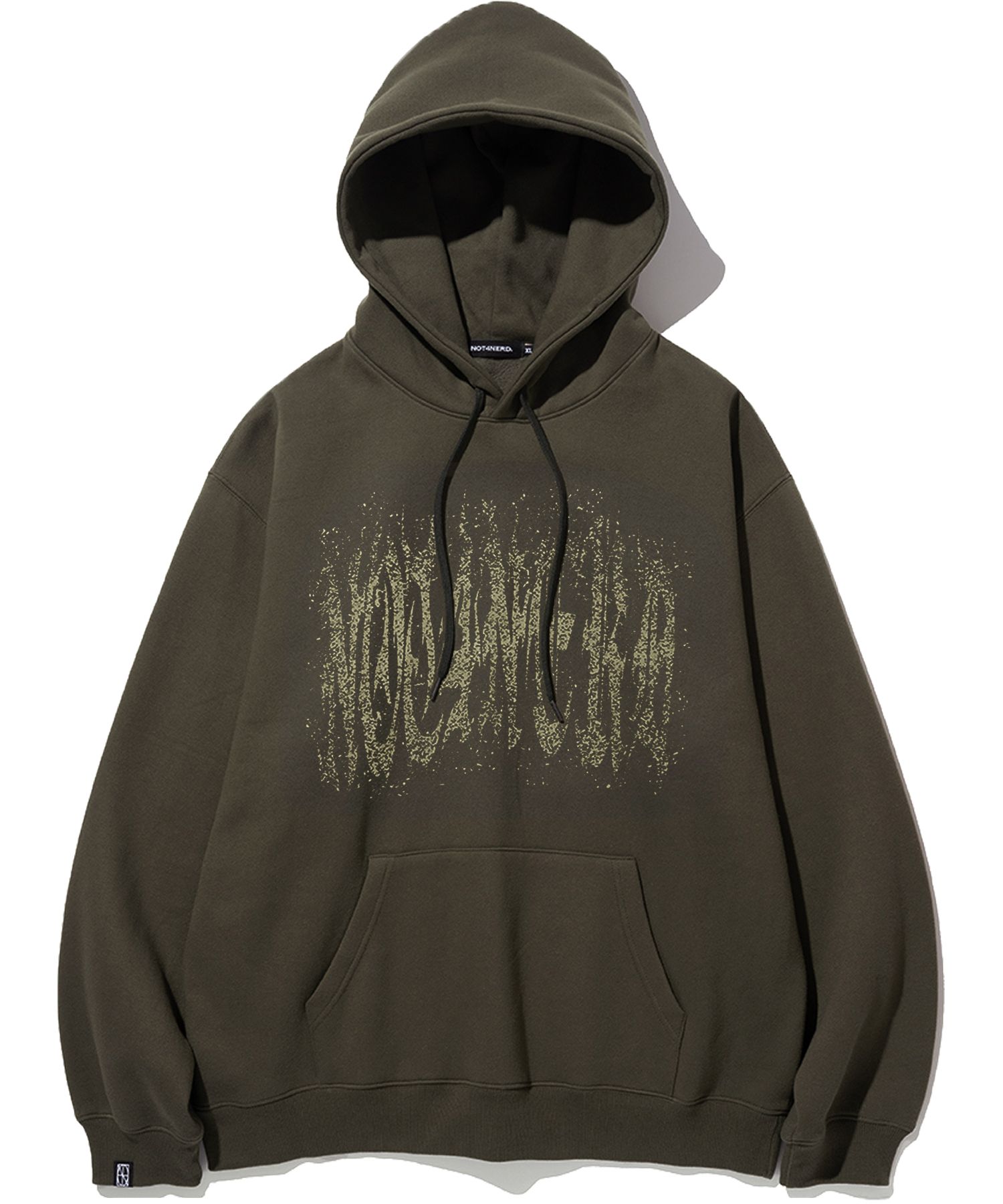 パーカー・フーディ NOT4NERD Spray Logo Pullover Hood Khaki HD075KH MUSINSA | NOT4NERD Spray Logo Pullover Hood - Khaki