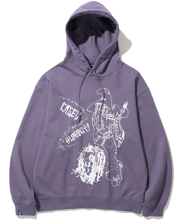 Caged Humanity Pullover Hood - Purple