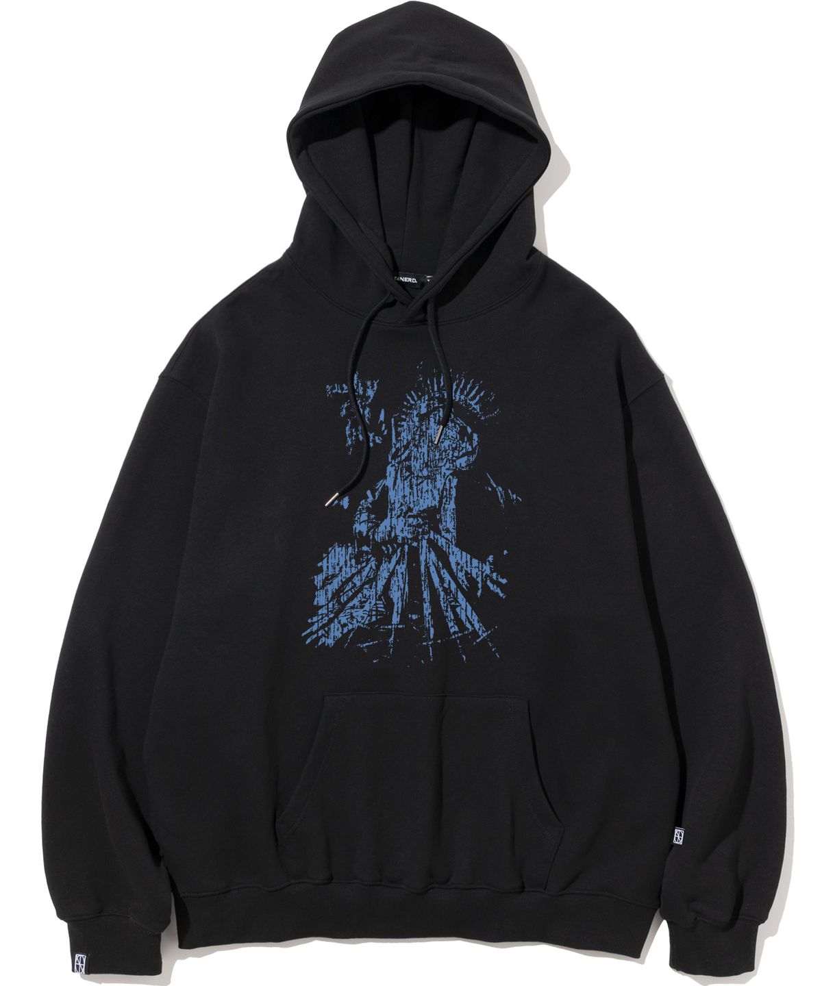 낫포너드(NOT4NERD) Why The Hate Pullover Hood - Black